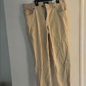 Beige Casual Pants